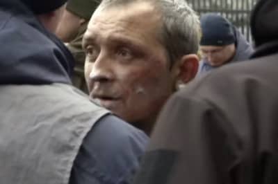 Мужчина поджег себя под ОП
