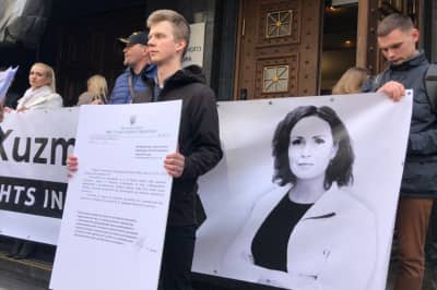 Под ОГПУ правозащитники требуют освободить Кузьменко
