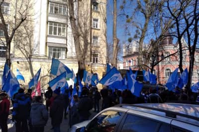 "Титушки" под Верховным Судом