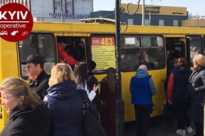 Пробки в Киеве из-за карантина