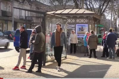 Остановка в Одессе