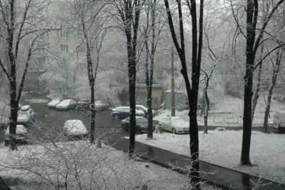 Снег в Киеве