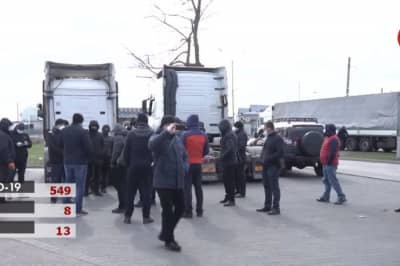 Далекобійники вийшли на мирну акцію протесту на Буовині
