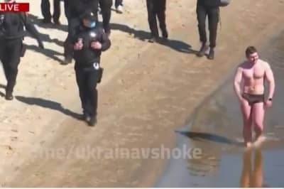 Затримання на березі Дніпра 