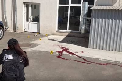Полиция на месте преступления