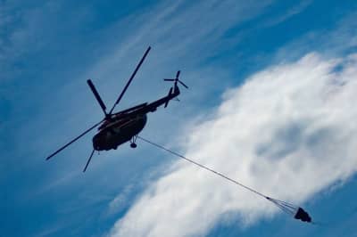 Ликвидация пожара в Чернобыльской зоне