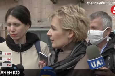 Татьяна Чорновол и ее адвокат