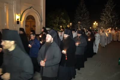 Святогірська лавра УПЦ МП на Великдень