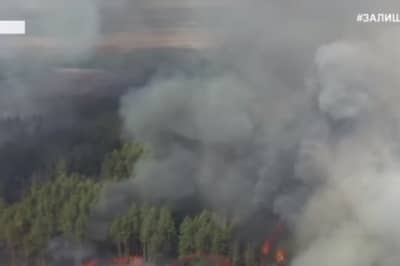 Пожежа в Чорнобильській зоні