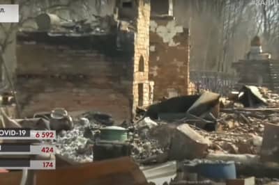 Последствия пожара на Житомирщине