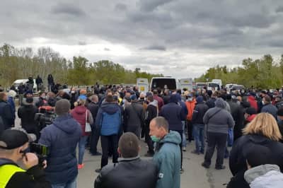 Акция протеста фермеров
