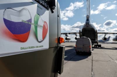 "Гумдопомога" Італії від Росії