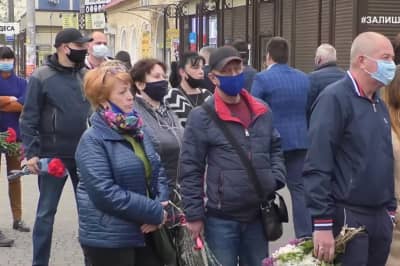 Чествование памяти жертв событий 2 мая 2014 года в Одессе