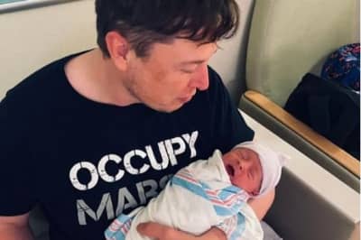 Илон Маск с сыном