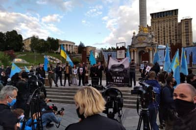 Акция памяти жертв геноцида крымскотатарского народа