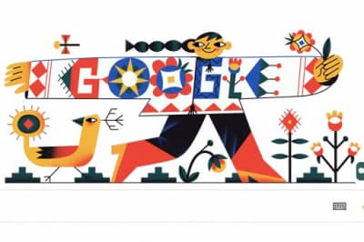 Дудл google до Дня вишиванки
