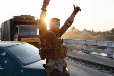 Крис Хемсворт в фильме "Эвакуация"