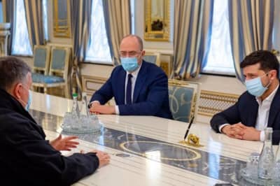 Зеленский, Шмыгаль и Аваков