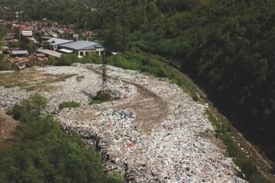 Сміттєвий полігон на Закарпатті