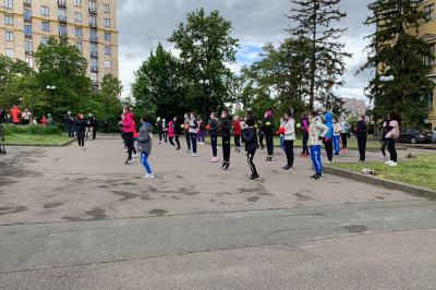 Акция возле Октябрьского дворца