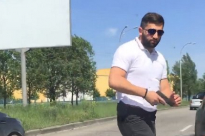 Вероятный охранник Олега Ляшко