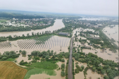 Последствия непогоды в западной Украине