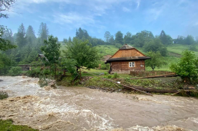 Непогода на Закарпатье