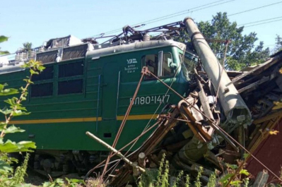 Авария поезда