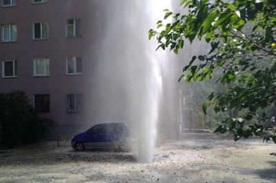 прорвало трубу