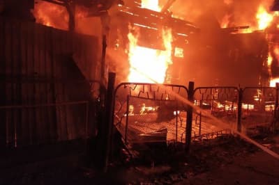 Пожар в Затоке