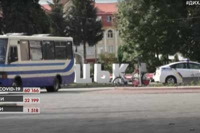 Захоплений терористом автобус