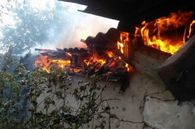 пожар вблизи Зайцевого