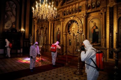 Дезінфекція церкви