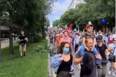 Акція протесту в Росії