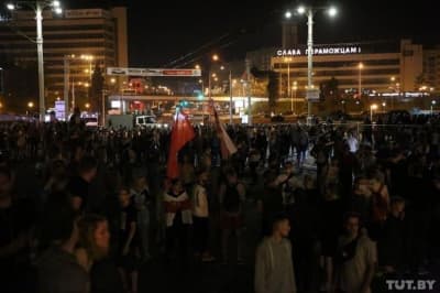 Массовые протесты в Беларуси