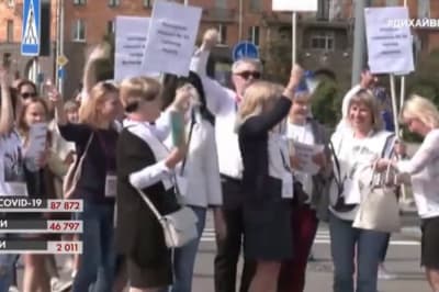 акція протесту вчителів у Білорусі