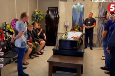 прощання із загиблим протестувальником у Мінську