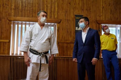 Зеленский и каратэ