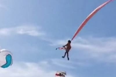 Дитину віднесло в небо повітряним змієм