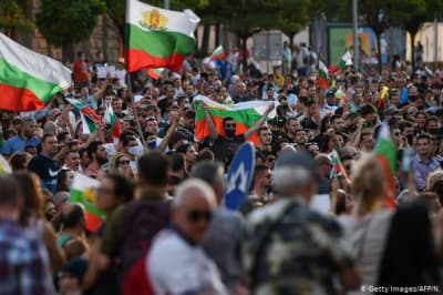 Протесты в Болгарии