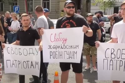 Акція на підтримку заґратованих активістів