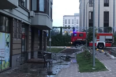 Наслідки пожежі у будинку Києва