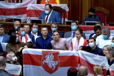 В ВР поддержали протестующих в Беларуси