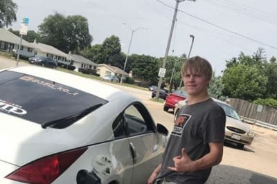 Разбитое авто 