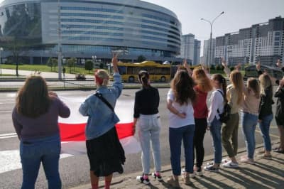 Протесты в Беларуси