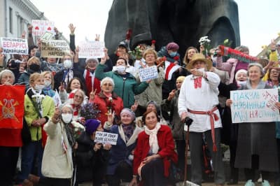 протест у Мінську 
