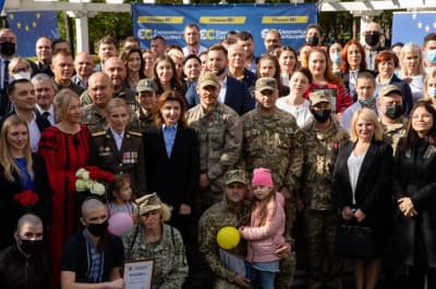 Марина Порошенко в Ирпене