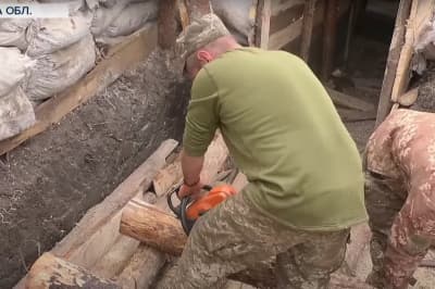 Бійці готуються до зими