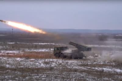 Система залпового огня " Ураган"