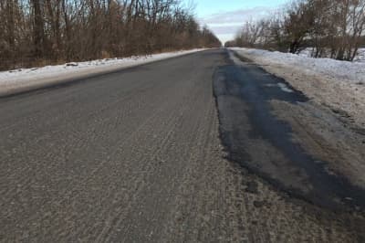 Дорога на Луганщині